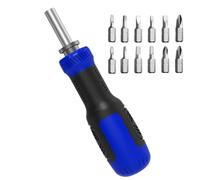 Ratcheting Screwdriver Set - 13-in-1 Precision Adjustable Flathead Phillips Hex Bits, Multi Bit Hand Tool, Repair Drivers | Multi-Purpose Maintenance Toolkit For Home Garage Mechanic