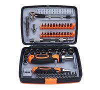 Ratcheting Screwdriver Set, 68 in 1 Socket Set Magnetic Screwdriver Bit with Rotatable Ratchet Handles and Extensions Bar for Phone,Computer,Bike,Electronics Maintenance