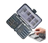 Ratcheting Screwdriver Set - 7.13 Inches 42 In 1 Magnetic S2 Steel Bit Repair Kit, Aluminum Alloy Handle Electrician Tool | Precision Ratchet Driver Set, For Automotive, Garage, Home And Industrial Us