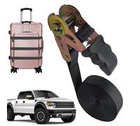 RatchetStraps with Safety Clip - Sturdy Tie Down, Portable Design Stable SecuringStraps, Heavy Duty Lashing | Secure Cargo Hold RatchetStraps for Transport Trailer Motorcycles Equipment Moving