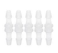 RATCHROLL Plástico Manguera Púa Conector 3/32" L Forma 2 Vías Tubo Conector Transparente 5Pcs
