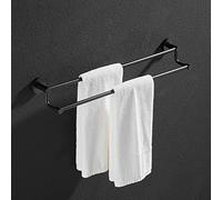 Ratchs de Toallas, riel de Toalla para el baño, Ligero Todo el Soporte para Toallas de Cobre, Barra de Toalla, Soporte de Toalla para el Inodoro, Inodoro de la Pared de Toalla de Doble Barra de