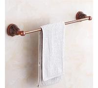 Rateras de Toallas de riel de Toalla, riel de Toalla para baño, Soporte para Toallas de Mano de Rosa, Rejilla de Toallas de baño Retro Europea, Todo el riel de Toalla de Cobre/Color/Rejilla para