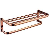 Rateras de Toallas, Estante para Toallas para la Toalla de baño Estante de la Pared montada en la Pared Estante de riel de Toalla para la Toalla para el baño y el Estante de Toalla de Cocina/Negro/a