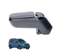 RATI ARMSTER 2 ARMREST COMPATIBLE CON VW CADDY 2020- PIEL ARTIFICIAL NEGRA