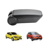 RATI ARMSTER 3 SM ARMREST COMPATIBLE CON RENAULT CLIO 2013-2020PIEL ARTIFICIAL NEGRA