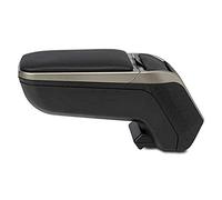 rati Armster - Reposabrazos Coche, Apoyabrazos Central, Compatible con Ford Connect 2018, Compartimento Portaobjetos, Fácil de Instalar, Máxima Comodidad, Plegable, Polipiel, Gris