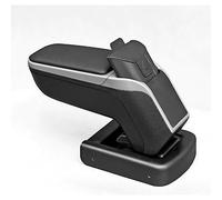 rati Armster - Reposabrazos Coche, Apoyabrazos Central, Compatible con Mazda 2 2015, Compartimento Portaobjetos, Fácil de Instalar, Máxima Comodidad, Plegable, Polipiel, Gris