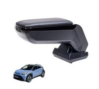 RATI Reposabrazos Armster S compatible con Toyota AYGO X HYBRID 2026 - [negro, cuero vegano] reposabrazos central con compartimento de almacenamiento