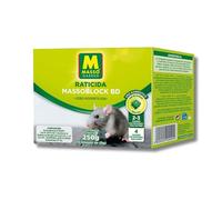 Raticida en Bloque MASSOBLOCK 250 GR MUY EFECTIVO contra Ratas y Ratón | Cebo Extrusionado Bromadiolona | Alta Resistencia a la Humedad | Veneno Eficaz contra Ratas, Ratones y Topillos | Nexum Market