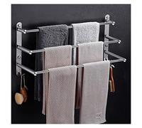 Ratina de Toalla Toalla de Toallas Toalla 304 Toalla de Acero Inoxidable Rail de Toalla Suave Redondeada Bath Bath Bath Toall Suppilón de baño Toallero (Color: 40 cm) (70 cm)