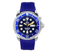 Ratio FreeDiver - Reloj de Buceo automático con Cristal de Zafiro Seguro para Helio, Resistente al Agua hasta 1000 m, para Hombre, Azul - Nuevo diseño, Buzo