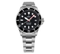 RATIO FreeDiver - Reloj de buceo automático japonés de cristal de zafiro, resistente al agua hasta 200 m, para hombre, negro