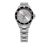 Ratio FreeDiver - Reloj de Buceo automático japonés de Cristal de Zafiro, Resistente al Agua hasta 200 m, para Hombre, Silver Sunray, Diver