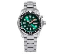RATIO FreeDiver - Reloj de buceo automático japonés seguro para helio, cristal de zafiro, resistente al agua hasta 1000 m, reloj de buceo para hombre, Verde, Diver