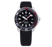 RATIO FreeDiver X - Reloj de buceo automático de cristal de zafiro con índices 3D, resistente al agua hasta 200 m, reloj de buceo para hombre, Negro -, FreeDiver