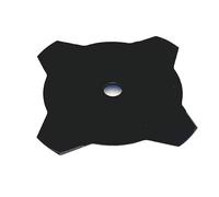 Ratio Parts Libre Cuchillo de Cortar 4 Dientes, adurchmesser 230 mm, diámetro de perforación 25,4 mm, Grosor 1,4 mm, Color Negro