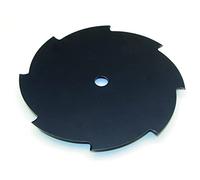 Ratio Parts Libre Cuchillo de Cortar Hierba sschneide Cuchillo 8 Dientes, diámetro Exterior 250 mm, diámetro de perforación 25,4 mm Grosor 1,4, Negro