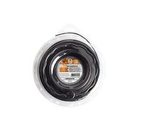 Ratio Parts Nylon Hilos 2,4 mm Tornado copolymer 70 m Hilo para recortabordes (Carrete, Color Negro