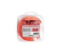 Ratio Parts Nylon Hilos 2,7 mm copolymer 15 m Hilo para recortabordes (6 Cantos Carrete, Color Naranja