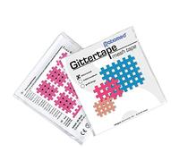 ratiomed - Cinta Esparadrapo de Rejilla Color Fucsia Pequeña 27 x 21 mm (20 Hojas de 9 Esparadramos