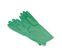 ratiomed Guantes de protección química, nitrilo, Cat. III, Verde, Talla M/8, 1 par