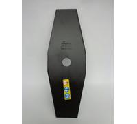 Ratioparts 2 Dientes Cuchillo 25,4 mm x 250 mm x 1,6 mm mähmesser; Libre Cuchillo de Cortar, Color Negro