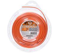Ratioparts 6149 - Hilo de Nailon (2,4 mm, 42 m, 6 Caras), Color Naranja