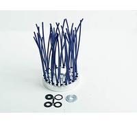 Ratioparts Cepillo de hierbas silvestres 25,4 mm de diámetro de boring 18 draden para desbrozadora OCTO Pro, azul