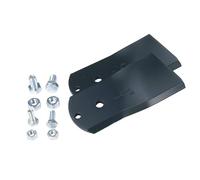 Ratioparts - Cuchilla para cortacésped (120 mm)