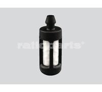 Ratioparts - Filtro de Combustible (diámetro 6,3 mm, Cabezal de aspiración Porex-Gaze), Color Negro y Blanco