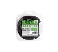 ratioparts - Hilo de Corte AluCut | 2,0 mm de diámetro - Longitud 15 m - 4 hilos con partículas de aluminio - para desbrozadoras y desbrozadoras