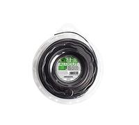 Ratioparts Nylon Hilos 2,0 mm de Aluminio Cut 116 m Hilo para recortabordes (4 Cantos Carrete, Color Negro