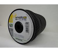 Ratioparts Nylon Hilos 3,0 mm Tornado copolymer 240 m Hilo para recortabordes (Carrete, Color Negro