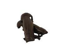 Ratioparts shin guardias negro | Ergonómico, acolchado, juego de 2 unidades izquierda y derecha