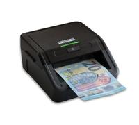 ratiotec Smart Protect Detector de billetes falsos - Detector automático de falsificaciones | Detección fiable al 100% en menos de 1 segundo | 7 sensores | EUR/GBP/CHF | Para caja y POS