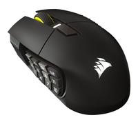 Corsair Scimitar Elite Wireless SE MMO Ratón para Juegos - 33,000 dpi, 16 Botones Programables, Key Slider Ajustable, Elgato Virtual Stream Deck, 1K Hyper-Polling - PC, PS5, PS4, Xbox, Mac - Gunmetal