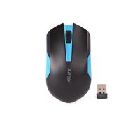 Ratón A4Tech G3-200N Inalámbrico RF 1000 DPI Negro Azul Ambidiestro Ergonomía