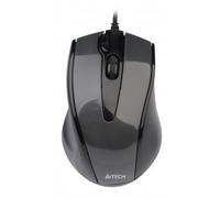 A4Tech N-500F - Ratón (USB, Laser, PC, Negro, Mano Derecha, De plástico) Monótono