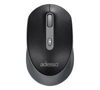 Ratón Adesso iMouse A30B RF inalámbrico 1200 DPI Negro Gris Ambidextro