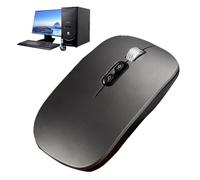 Ratón AI inalámbrico recargable 2,4G | Ratón USB silencioso con reconocimiento de voz, traducción a 28 idiomas, entrada de voz | Ratón ergonómico de 1600DPI para ordenador portátil y escritorio
