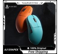 Ratón AJAZZ AJ159 APEX, modo Tri, inalámbrico, 8K, Sensor PAW3950, Base de carga de ratón para juegos de baja latencia, personalizado, ligero, Pc Gamer AJ159 APEX Black