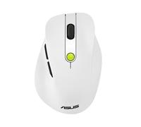 Ratón ASUS MD105 inalámbrico RF Bluetooth 2400 DPI blanco verde ergonómico