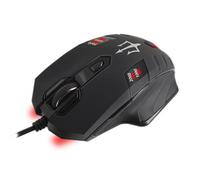 Ratón Atlantis Land P009-X905 USB tipo A 7000 DPI Negro Iluminación RGB