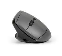 Ratón BakkerElkhuizen MidWay Inalámbrico/Bluetooth/USB-C 2400 DPI Gris Negro Vertical