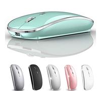 Ratón Bluetooth inalámbrico Bluetooth para iPad Pro, iPad Air, Mac, MacBook Pro, MacBook Air, portátil, Chromebook, Windows, HP DELL (Azul)