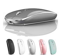 Ratón Bluetooth para iPad Pro, iPad Air, Mac, MacBook Pro, MacBook Air, MacBook, Laptop Chromebook Win8/10/11 HP Dell PC