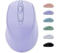Ratón Bluetooth recargable, silencioso y delgado - Compatible con iPad, MacBook Pro/Air, Surface Pro, PC, Lenovo, tableta Samsung