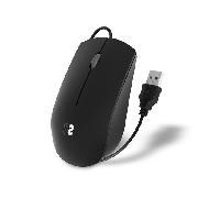 SUBBLIM Ratón Business Silencioso Con Cable Usb 1200 Dpi Negro Todoterreno Silent Click Ratón Ergonómico Con Cable Sencillez Y Minimalismo