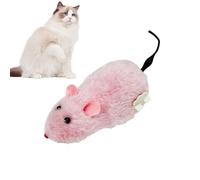 Ratón cazador de gatos, juguete de cuerda para mascotas, funcionamiento | Ratones para gatos de interior, realista, persecución, rebote, bateo, ejercicio, estimulación divertida, atractiva